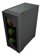 Gabinete Yeyian Edge, Midi-tower, Micro-atx/mini-itx,atx, Usb 3.0,usb C, Sin Fuente, 4 Ventiladores Argb Instalados, Tarjetas Gráficas De Hasta 320mm - YCM-APEDG-G1